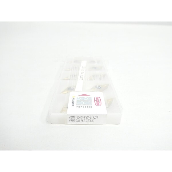 Tungaloy CARBIDE INSERTS, 10PK - VBMT160404-PSS VBMT 331 PSS GT9530