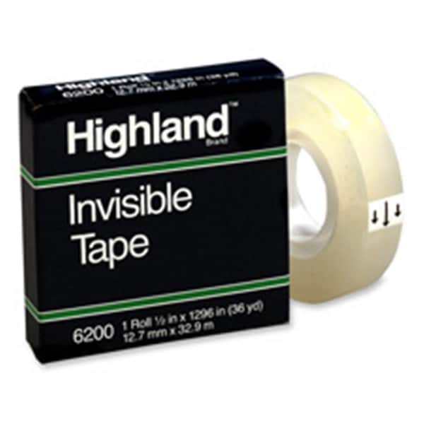 Cinta Invisible 3M MMM341296, Núcleo de 1 pulgada, .75 pulgadas x 1296 pulgadas, Transparente - 3M464103