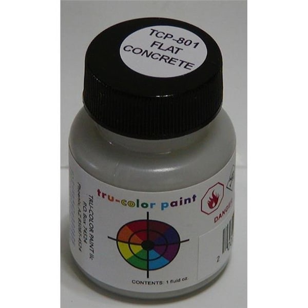 Tru-Color Paint TCP801 1 oz Concreto Plano