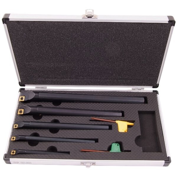 H & H Industrial Products 5 Piece SCLCR Indexable Boring Bar Set (5/16-3/8-1/2-5/8 & 3/4") - 1001-0023