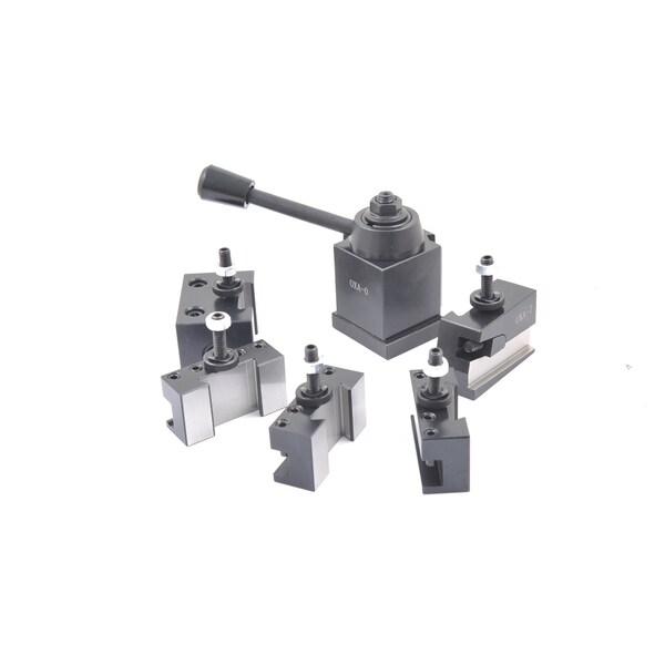 H & H Industrial Products Mini 3048 Quick Change Tool Post & Holder Set (0XA) - 3900-5102