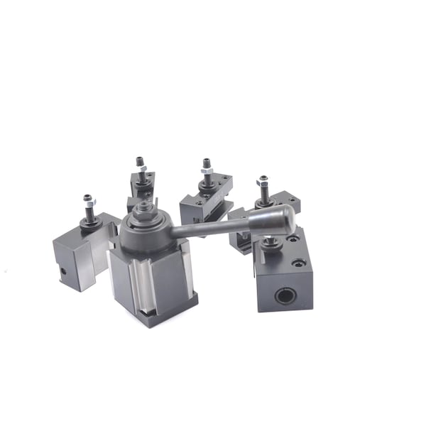 H & H Industrial Products Mini 3048 Quick Change Tool Post & Holder Set (0XA) - 3900-5102