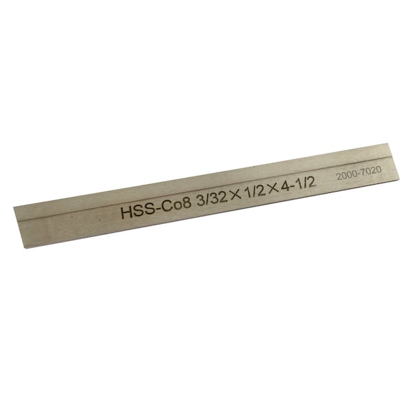 Hhip 3/32 X 1/2 X 4-1/2" P2 5% Cobalt Parallel Cut-Off Blade - 2000-7020