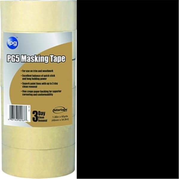 Tool Time PG-5 36 mm. X 55 Yard Cinta de Enmascarar de Grado Profesional Premium, 24PK - TO3570460