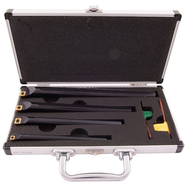 H & H Industrial Products 4 Piece (3/8-1/2-5/8 & 3/4") SCLCR Indexable Boring Bar Set - 1001-0054
