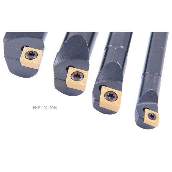 H & H Industrial Products 4 Piece (3/8-1/2-5/8 & 3/4") SCLCR Indexable Boring Bar Set - 1001-0054