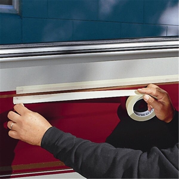 Cinta de enmascarar 0.25 pulg. x 60 yardas Defenseguard, color café, paquete de 12 - DE2821582
