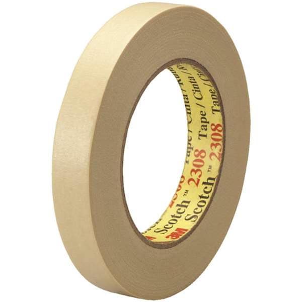Cinta de enmascarar Defenseguard 0.75 pulg. x 60 yardas 2308 - Natural, paquete de 12 - DE3347778