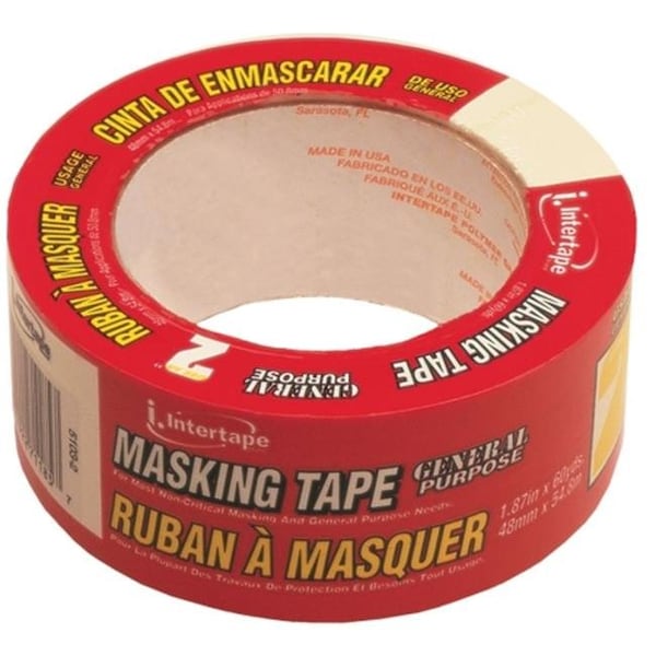 Cinta de enmascarar Intertape 1.87 pulgadas x 60 yardas 5103-2 - 77922711857