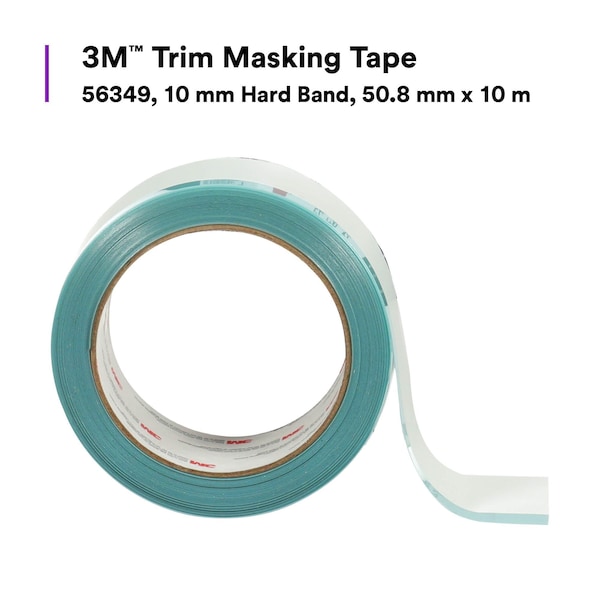 Cinta de enmascarar 3M de 10mm de ancho - Banda rígida 56349