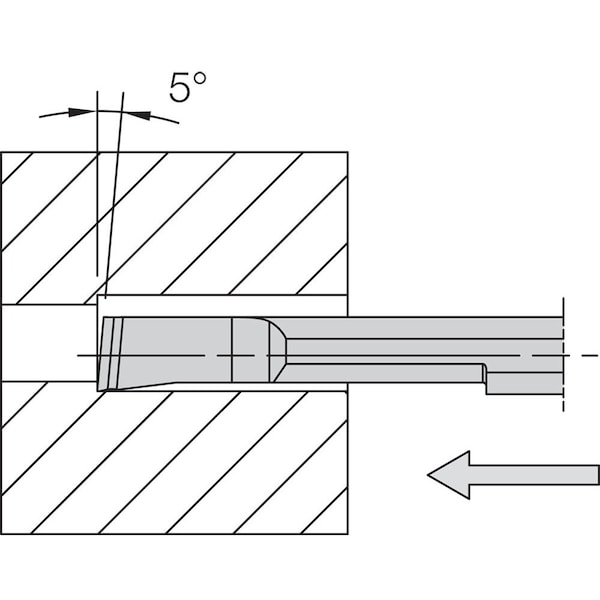Kyocera Micro Bar, for Steel Boring - EZBR035035HP008HPR1225