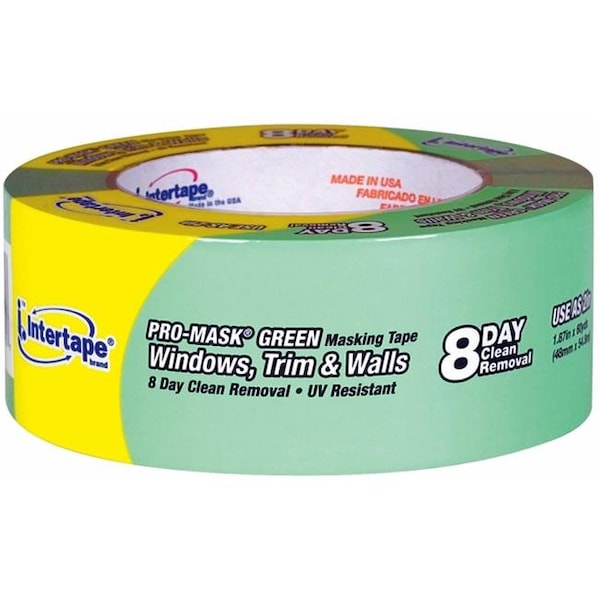 Intertape 2 pulgadas Cinta de pintor verde Premium Grade Pro-Mask 5805-2 - 77922858057