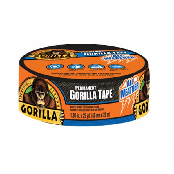 Cinta resistente a la intemperie Gorilla de 1.88 in x 25 yardas - 242481