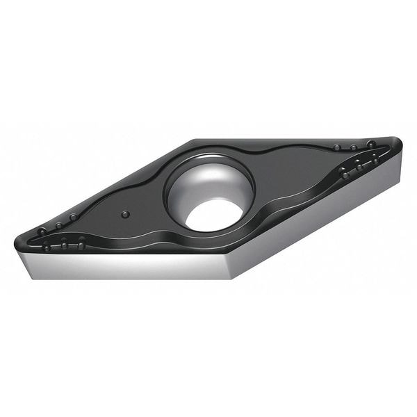 Walter Diamond Turning Insert, Diamond, 3, VCGT, .5, Carbide - VCGT160402-MM4 WSM01