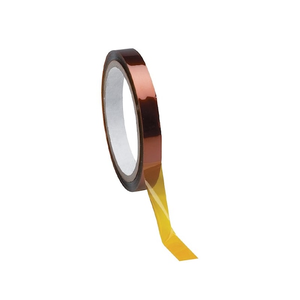 Cinta de enmascarar Shercon, Poliimida, 1/8" de ancho, 36 yd. - SH-10298