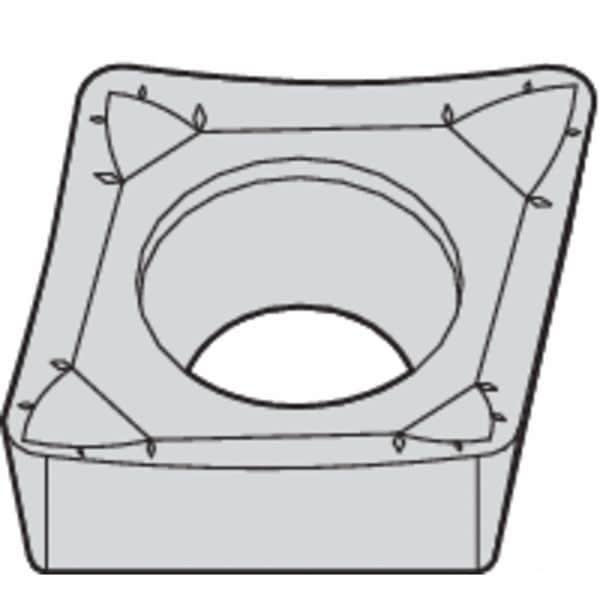 Widia Diamond Turning Insert, Diamond, 4, CCGT, 2, Carbide - CCGT432AL3