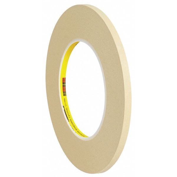 Cinta para enmascarar Scotch 3M™ 231, 7.6 mil, 1/4" x 60 yds., Beige, 12 piezas por caja - T93123112PK