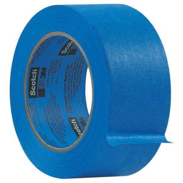 Cinta de enmascarar Scotch 3M™ 2080, 3.8 mil, 1" x 60 yds., azul, 12 piezas por paquete - T935208012PK