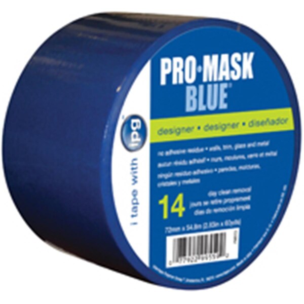 Cinta azul Intertape Promask de 2.83 pulgadas x 60 yardas - 4110797