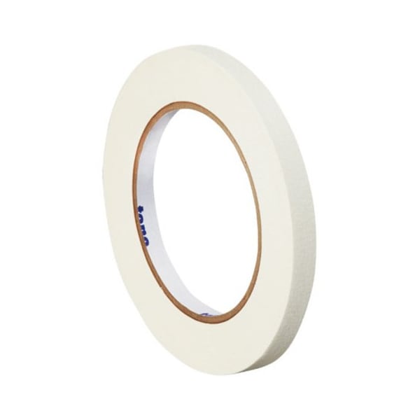 Cinta de enmascarar Tape Logic®, 4.9 Mil, 1/4" x 60 yds., Blanco, 144/Caja - T931003W