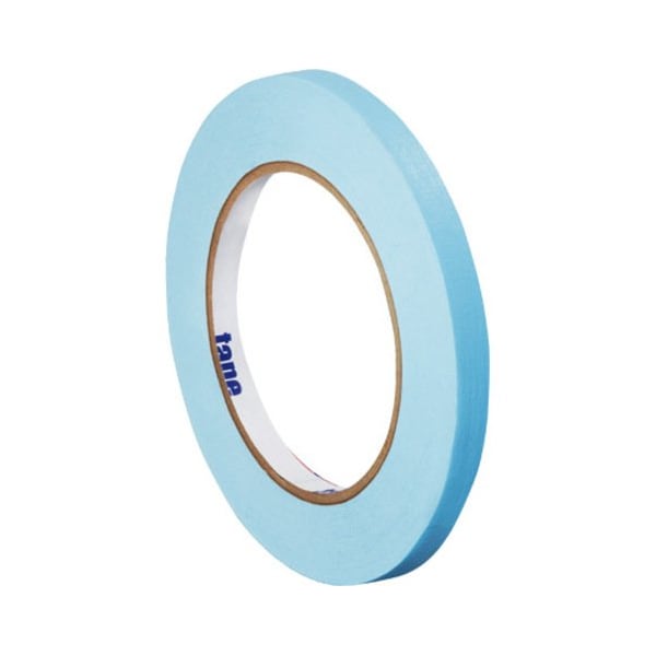Cinta de enmascarar Tape Logic®, 4.9 Mil, 1/4" x 60 yds., Azul Claro, 144/Caja - T931003H