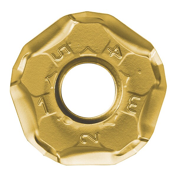 Kyocera Milling Insert, Pentagon, PNEU 1205ANELGL CA6535 Grade CVD Carbide - PNEU1205ANELGLCA6535