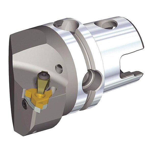 Km Systems Indexable Thread Cutting Unit Head, KM40TSLSEL16N, 64.95mm L, High Speed Steel - KM40TSLSEL16N