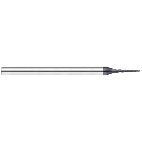 Harvey Tool Miniature End Mill - Tapered - Square, 0.0150" (1/64), Included Angle: 30 Degrees - 41115-C6