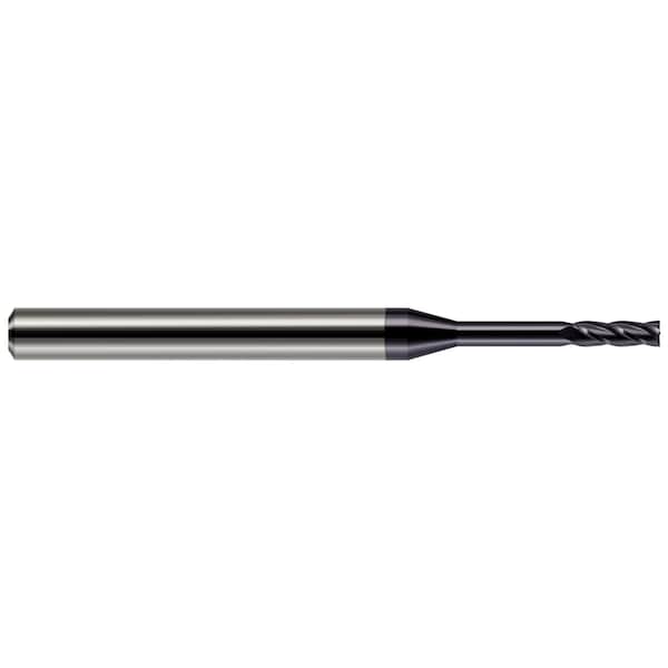 Harvey Tool Miniature End Mill - 4 Flute - Square 0.0310" (1/32) Cutter DIA x 0.0930" (3/32) Length of Cut - 972231-C3