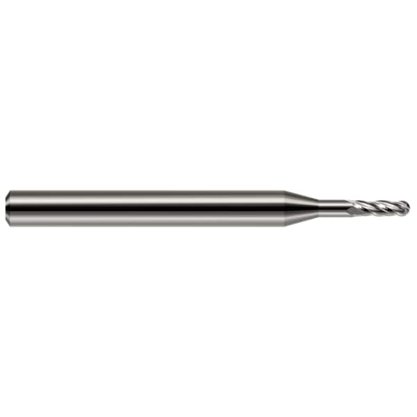 Harvey Tool Miniature End Mill - 4 Flute - Ball, 0.2500" (1/4) - 982916