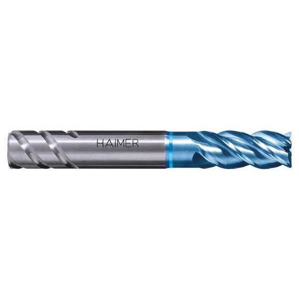 Haimer Cor. Rad. End Mill, 0.50mm CR, Carbide - F1004NNL1000R0.50AA