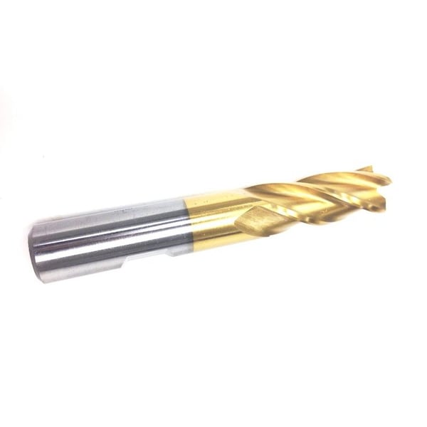 Hhip 3/4 X 3/4" 4 Flute TiN Single End Center Cut End Mill - 5828-0751