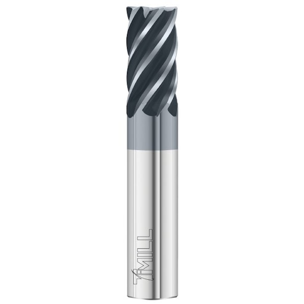 Fullerton Tool 6-Flute - 38° Helix - 3116 TiMill HP End Mills, FC13, RH Spiral, Corner Radius, Standard, 5/8 - 29121