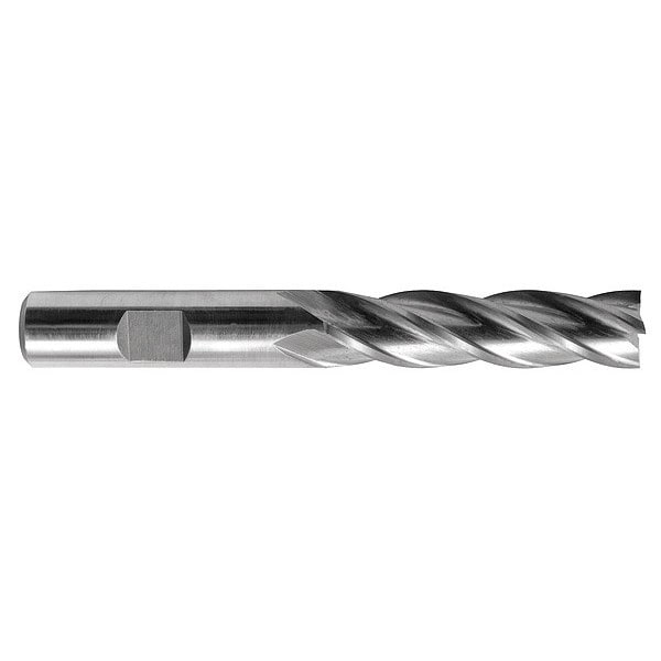Melin Tool Co Hss General Purpose End Mill, Sq., 1/2x2", Number of Flutes: 4 - CC-1616-L-TICN