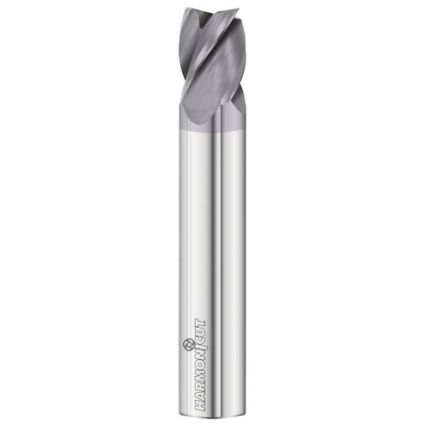 Fullerton Tool 4-Flute - Variable Helix - 3400 Harmon-i-Cut HP End Mills, FC18, RH Spiral, Square, Stub,  - 92604