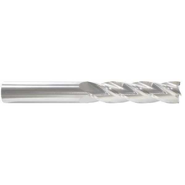 Zoro Select Carbide End Mill, 1In, 4FL, Single, 6In - 218-001090
