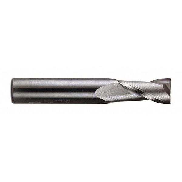 Melin Tool Co Gnrl Purpose End Mill, Crbide, Sqr, 1/8x5/8, Finish: Uncoated - AMG-404-M