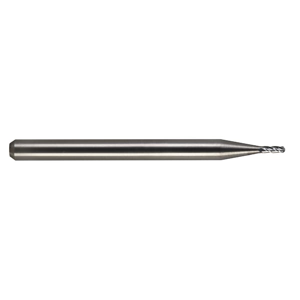 M.A. Ford Tuffcut Gp 4 Flute Ball Nose End Mill, 5/64 - 14007810