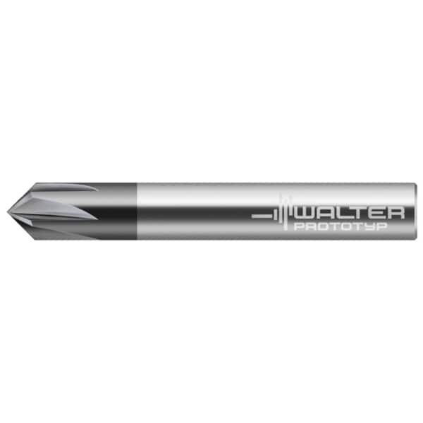 Walter Metric 90° solid carbide chamfer mill, MC501-08.0A5L-WJ30TF, 8 mm diam - MC501-08.0A5L-WJ30TF