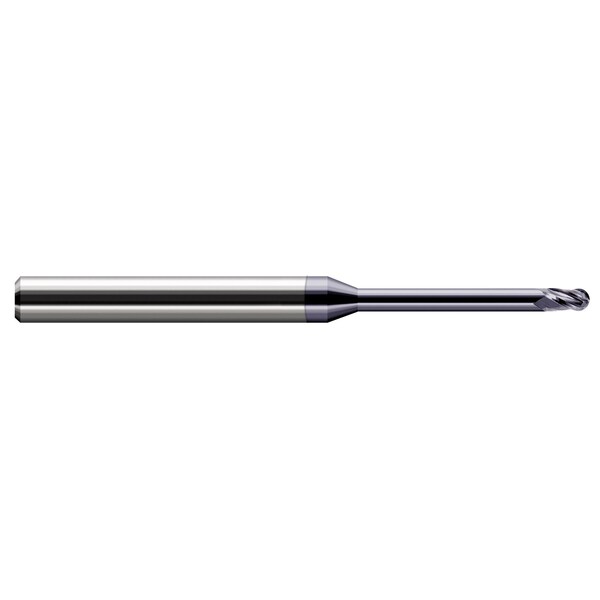 Harvey Tool Miniature End Mill - Ball - Long Reach, Stub Flute - 769308-C3
