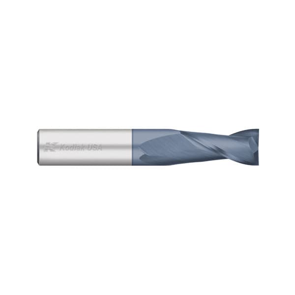 Kodiak Cutting Tools 17/64 2 Flute Carbide Endmill Single End ALTIN Coated - 5430150
