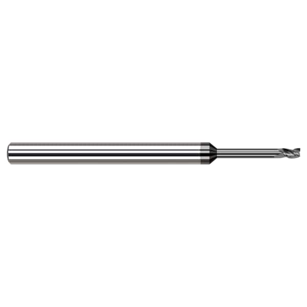 Harvey Tool Miniature End Mill - 3 Flute - Square, 0.0620" (1/16) - 34662-C4