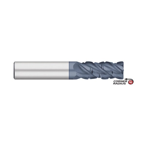 Kodiak Cutting Tools 1 Inch Dia.4 Flute Roughing/Finishing End Mill ALTIN Coated - 5443053