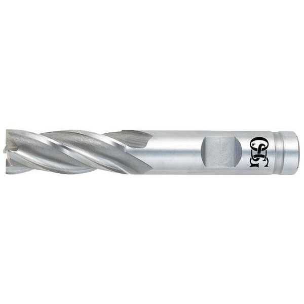 Osg End Mill, Cobalt, 1/2, 4 FL, SGL Sq End, CC - 5411100