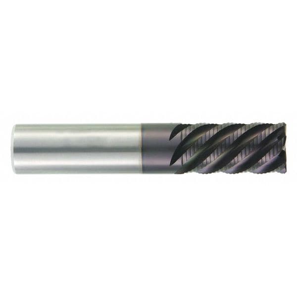 Widia Cor Rad End Mill, 5/8", Carb, 0.0300" rad - 4U80E1600R6BT