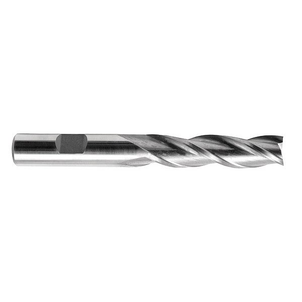 Melin Tool Co Gnrl Purpse End Mill, HSS, Sqr, 3/4x1-5/8", Number of Flutes: 3 - E-2424-TICN