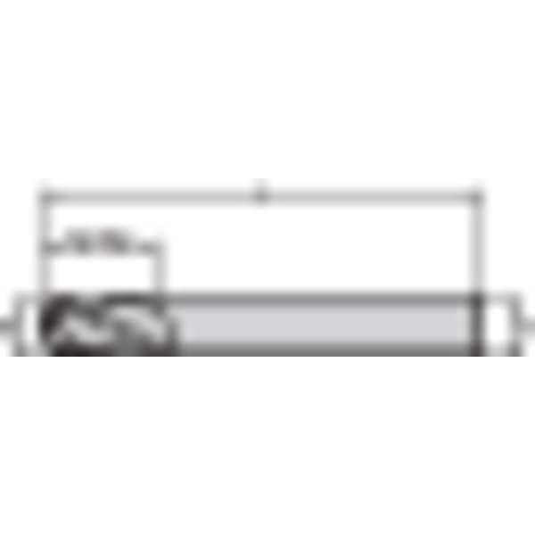Widia End Mill, 0.0625 in. Milling Dia., I2B - I2B0062T018R