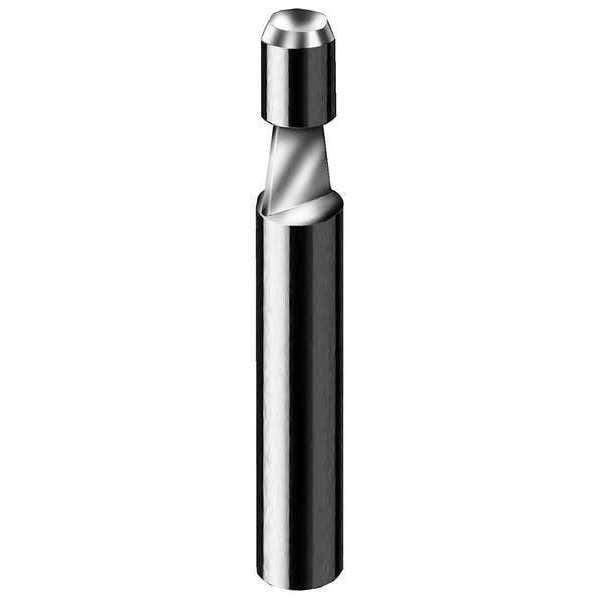 Onsrud Router Bit, SC, 1/4 D, 1/4 Cut L, 1 Flute - 27-00