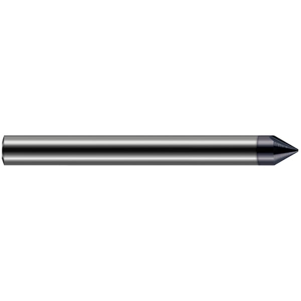 Harvey Tool Miniature End Mill - Ball - Long Flute 0.0780" (5/64) Cutter DIA x 0.4750" Length of Cut - 880916-C6