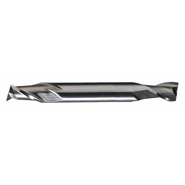 Cleveland 2-Flute HSS Miniature Square Double End Mill Cleveland HMD-2 Bright 11/64x3/16x1/4x2 - C41016